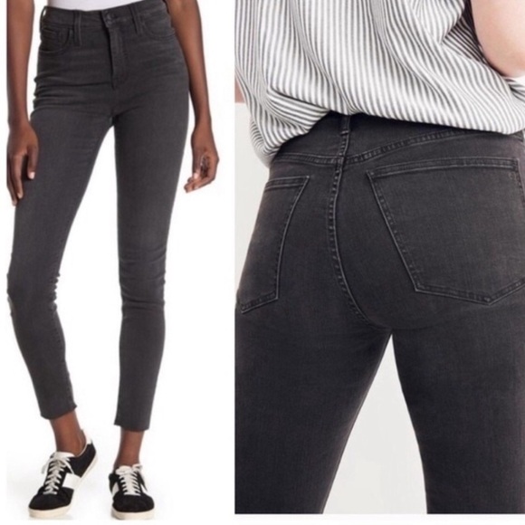 Madewell High Rise  Black Skinny Jeans - Picture 2 of 6